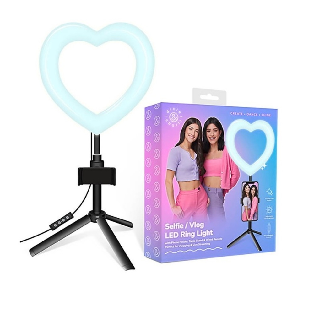 TikTok Selfie Vlog LED Ring Light. Compatible with any cell phone.5 piece set.